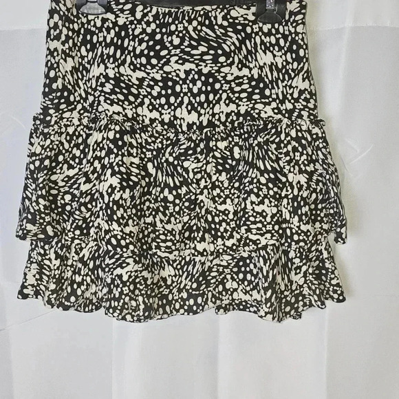 Maeve Black and White Mini Skirt - Picture 5 of 12